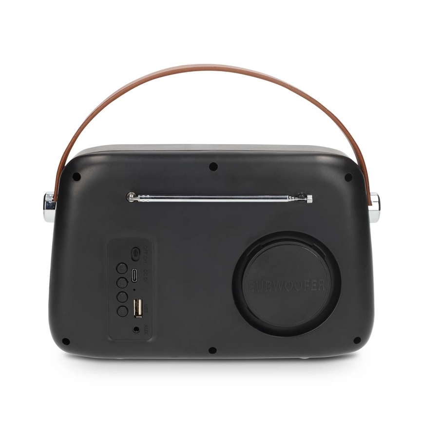 Rádio retro FM 3W/5V 1500 mAh