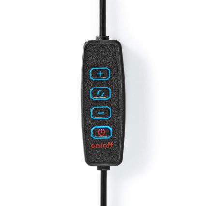 Candeeiro LED regulável com suporte para vlogging LED/6W/USB 2700-6700K