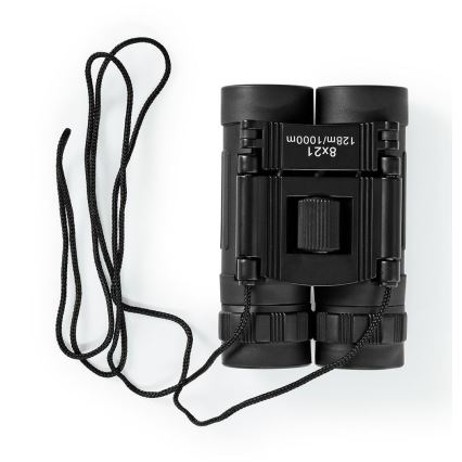 Nedis SCBI1000BK - Telescópio binocular 8x21
