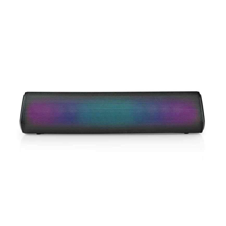 Coluna portátil LED RGB 18W/1200 mAh