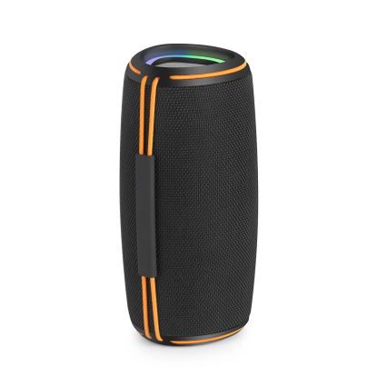 Coluna LED recarregável 60W/2000 mAh IPX4 preta