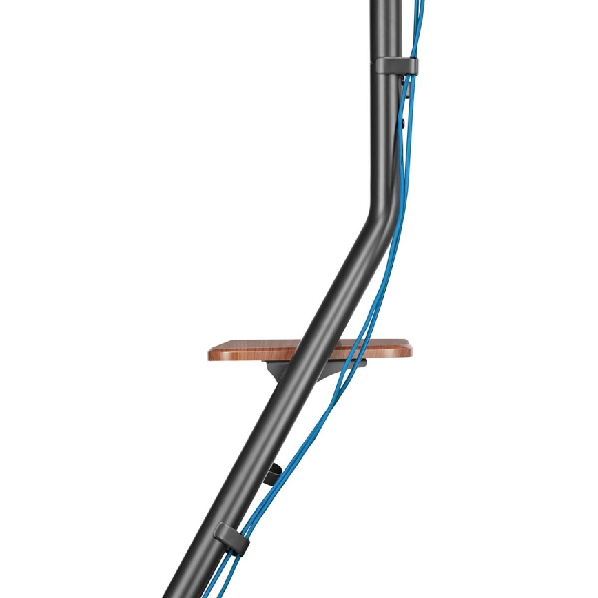 Suporte de chão para TV 37-75 preto/marrom