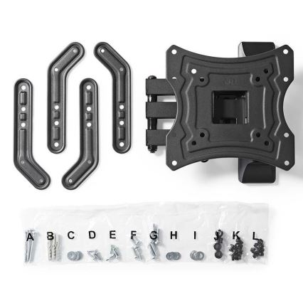 Suporte de parede em movimento completo para TV 23-55/3 pontos rotativos