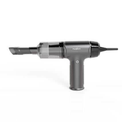 Aspirador de mão recarregável 2 em 1 90W/6000 mAh cinza/preto