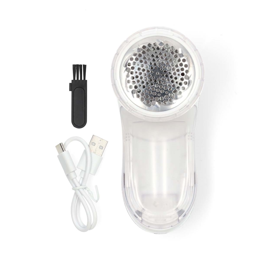 Removedor de fiapos recarregável 500 mAh branco