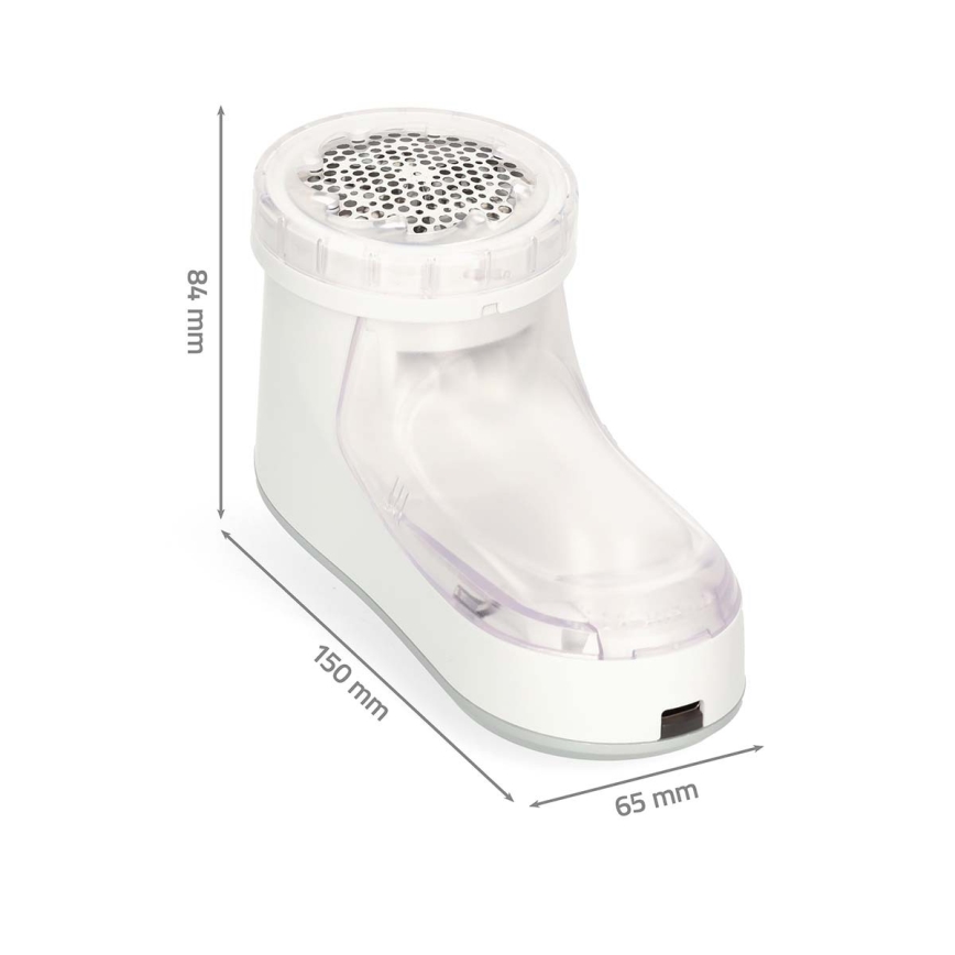 Removedor de fiapos recarregável 500 mAh branco