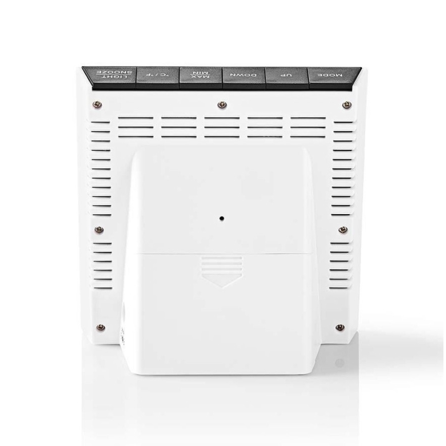 Estação meteorológica com ecrã LCD a cores 230V/3xAAA + 2xAA preto