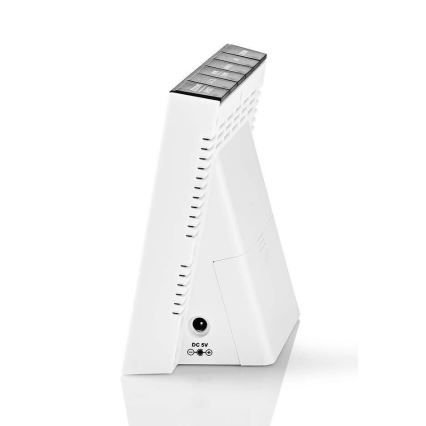 Estação meteorológica com ecrã LCD a cores 230V/3xAAA + 2xAA preto