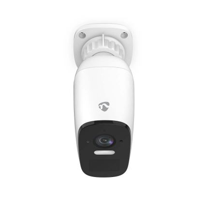 Câmara recarregável inteligente para exterior com sensor SmartLife 4MP Quad HD 1440p 5V/5200mAh Wi-Fi Tuya IP66