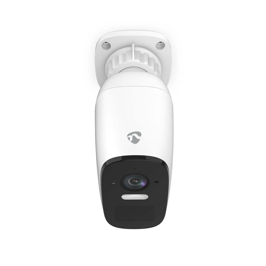 Câmara recarregável inteligente para exterior com sensor SmartLife 4MP Quad HD 1440p 5V/5200mAh Wi-Fi Tuya IP66