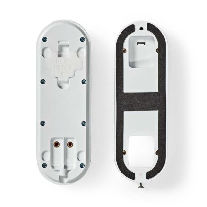 Campainha de vídeo sem fios com sensor Full HD 1536p 3xAA Wi-Fi IP65