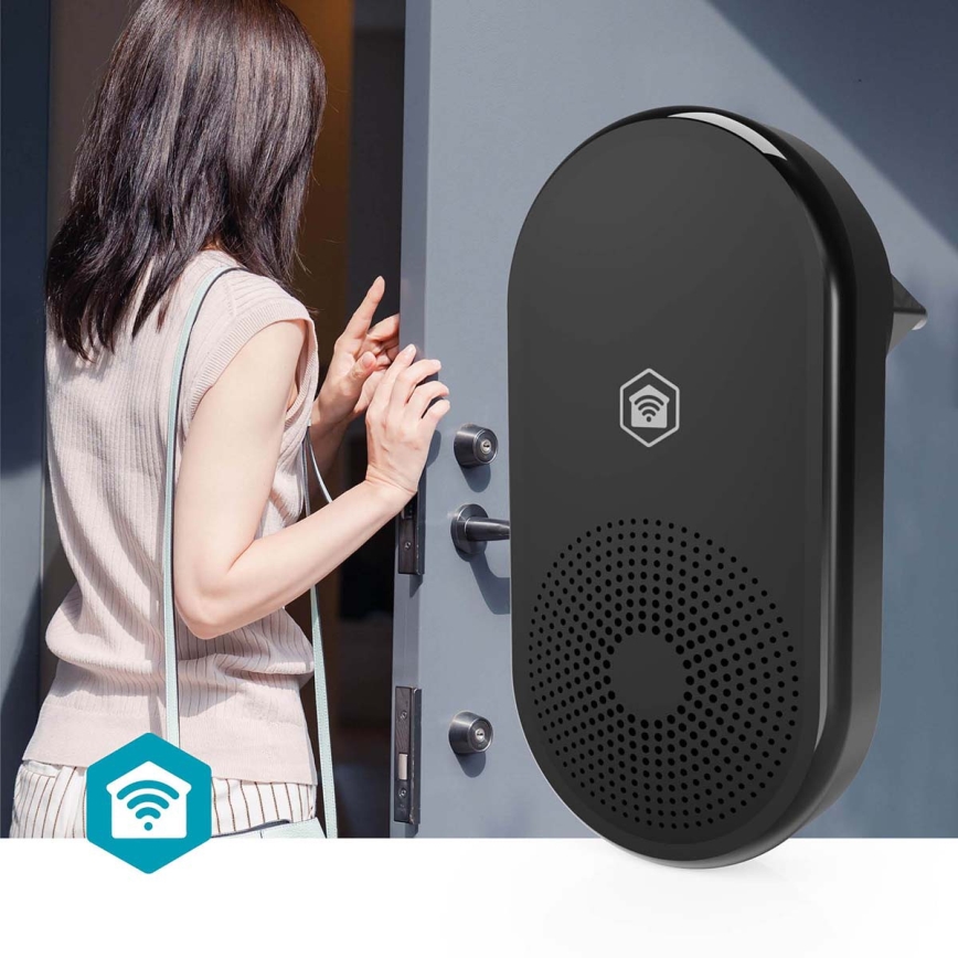 Timbre para campainha SmartLife Wi-Fi — preto