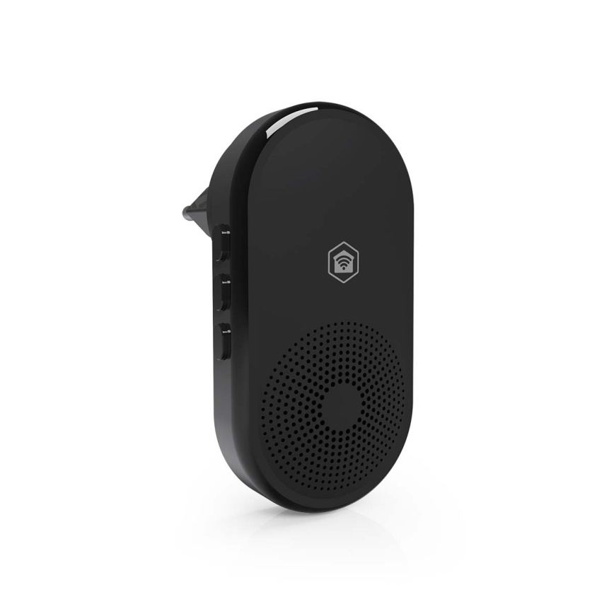 Timbre para campainha SmartLife Wi-Fi — preto
