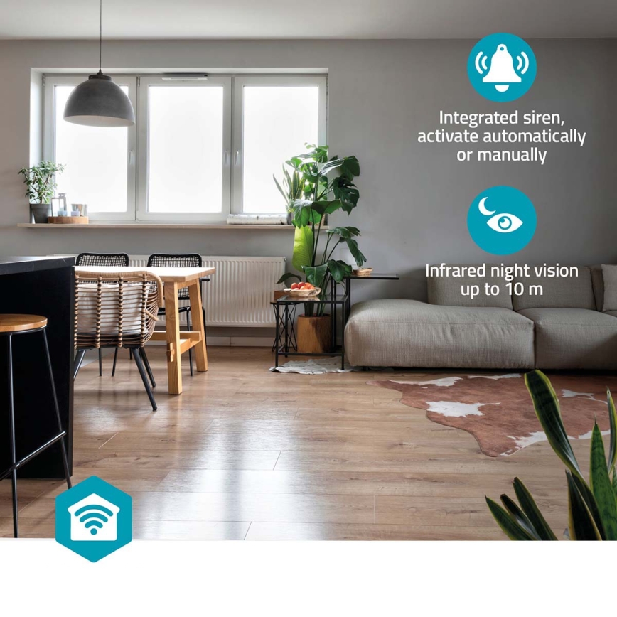 Câmara inteligente Smartlife 5V 3MP Full HD 1296p Wi-Fi Tuya