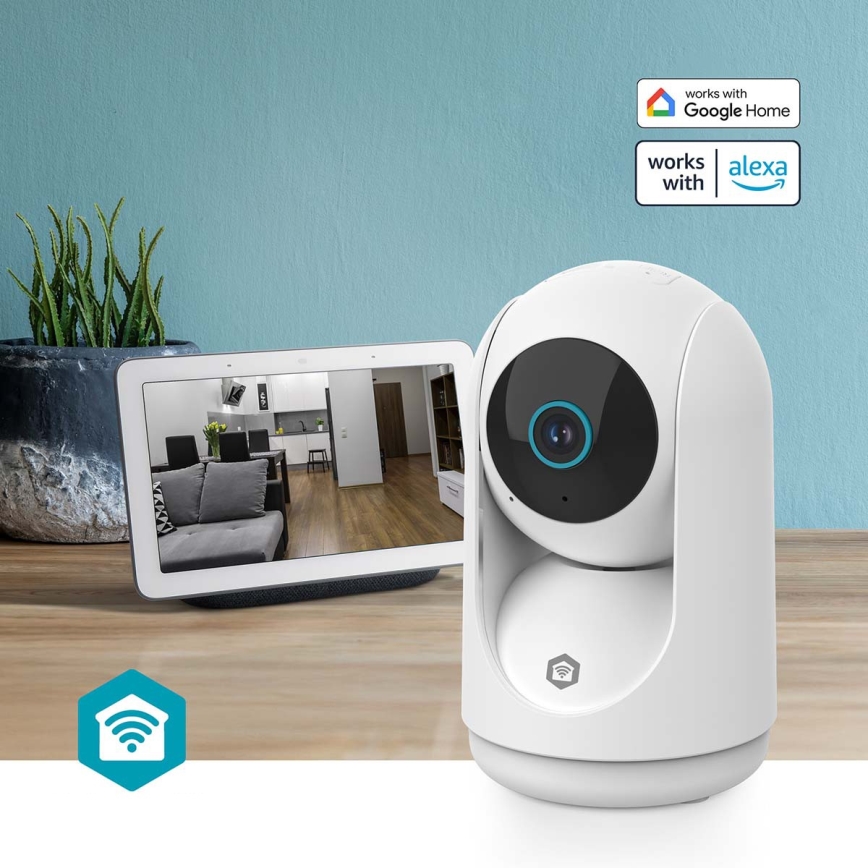 Câmara inteligente Smartlife 5V 3MP Full HD 1296p Wi-Fi Tuya