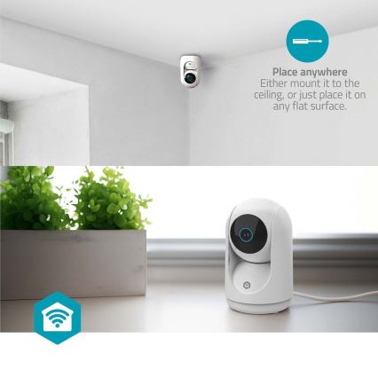 Câmara inteligente Smartlife 5V 3MP Full HD 1296p Wi-Fi Tuya