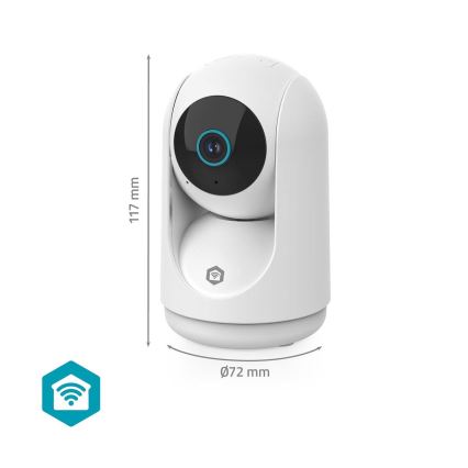 Câmara inteligente Smartlife 5V 3MP Full HD 1296p Wi-Fi Tuya