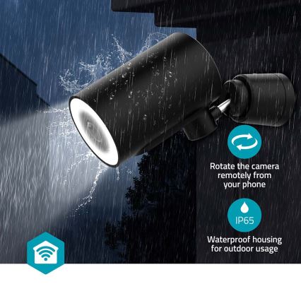 Câmara exterior inteligente SmartLife 5V 4K 8MP 3840x2160p IP65 Wi-Fi Tuya