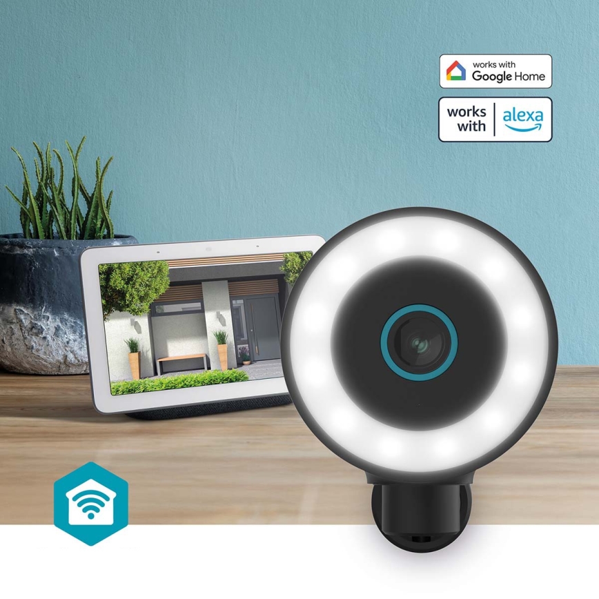 Câmara exterior inteligente SmartLife 5V 4K 8MP 3840x2160p IP65 Wi-Fi Tuya