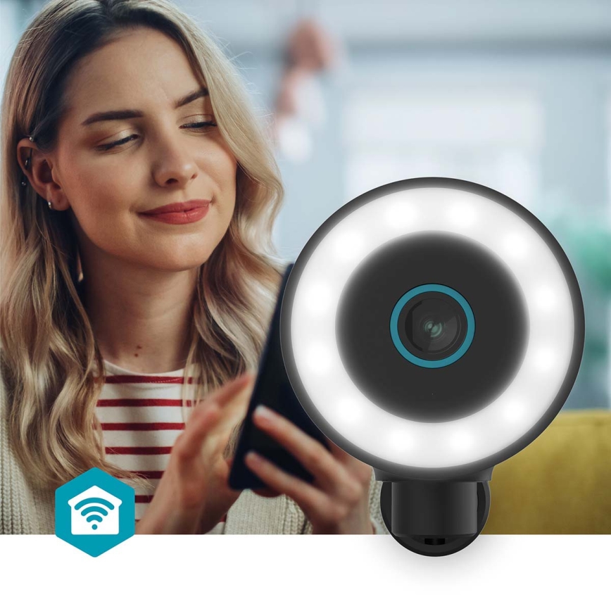 Câmara exterior inteligente SmartLife 5V 4K 8MP 3840x2160p IP65 Wi-Fi Tuya