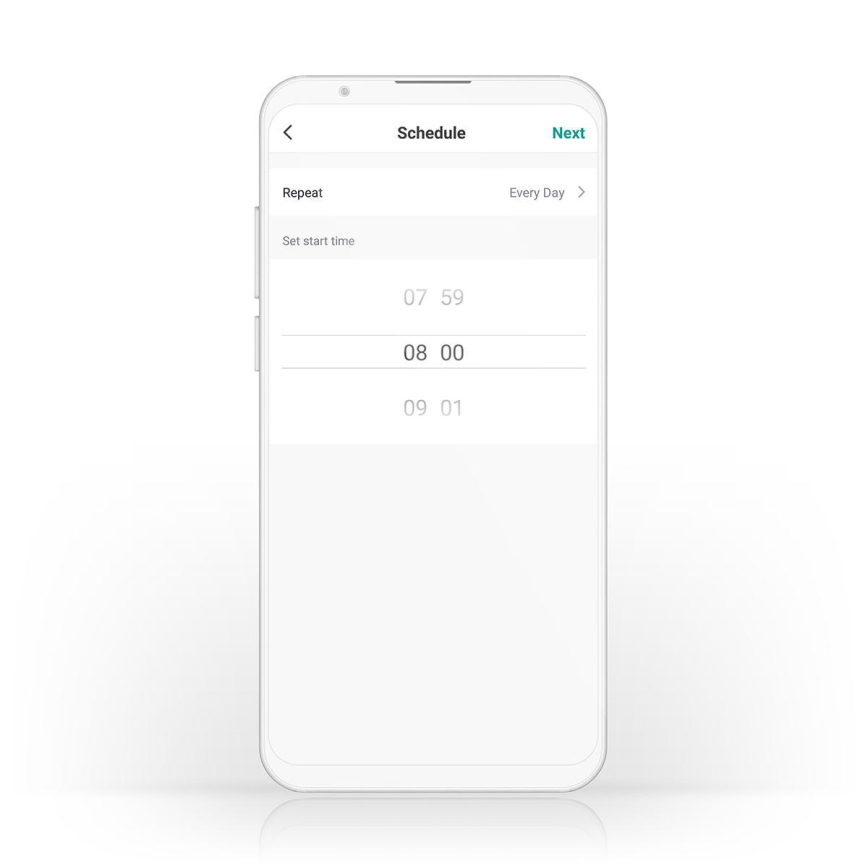 Aquecedor elétrico/convector 2000W/230V com Wi‑Fi, IP24 e termostato