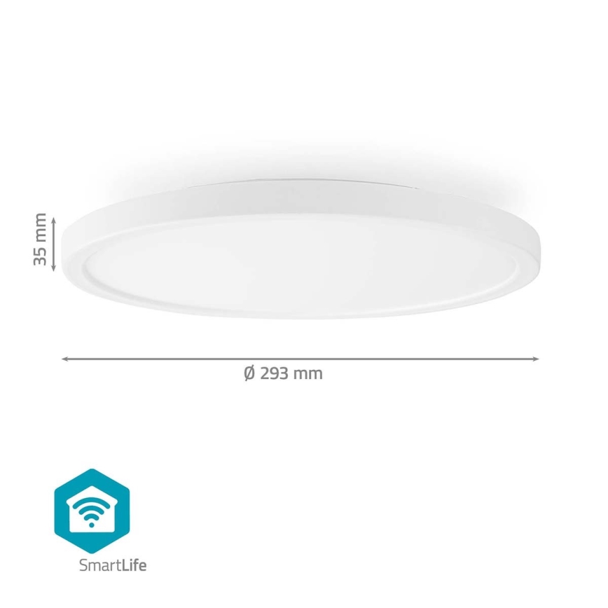 Iluminação de teto RGBW com regulação SmartLife LED/18W/230V 2700-6500K Wi-Fi Tuya