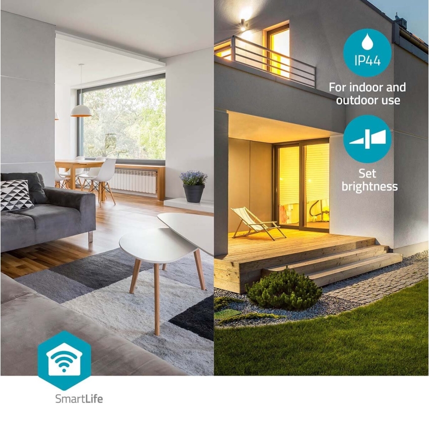 Iluminação de teto LED RGBW para casa de banho com regulação SmartLife LED/18W/230V 2700-6500K IP44 Wi-Fi Tuya