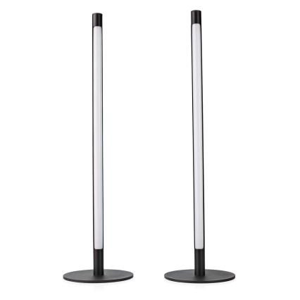 CONJUNTO 2x Lâmpada de Mesa LED RGBIC Regulável SmartLife LED/36W/230V 55 cm 2700-6500K Wi-Fi Tuya + controlo remoto