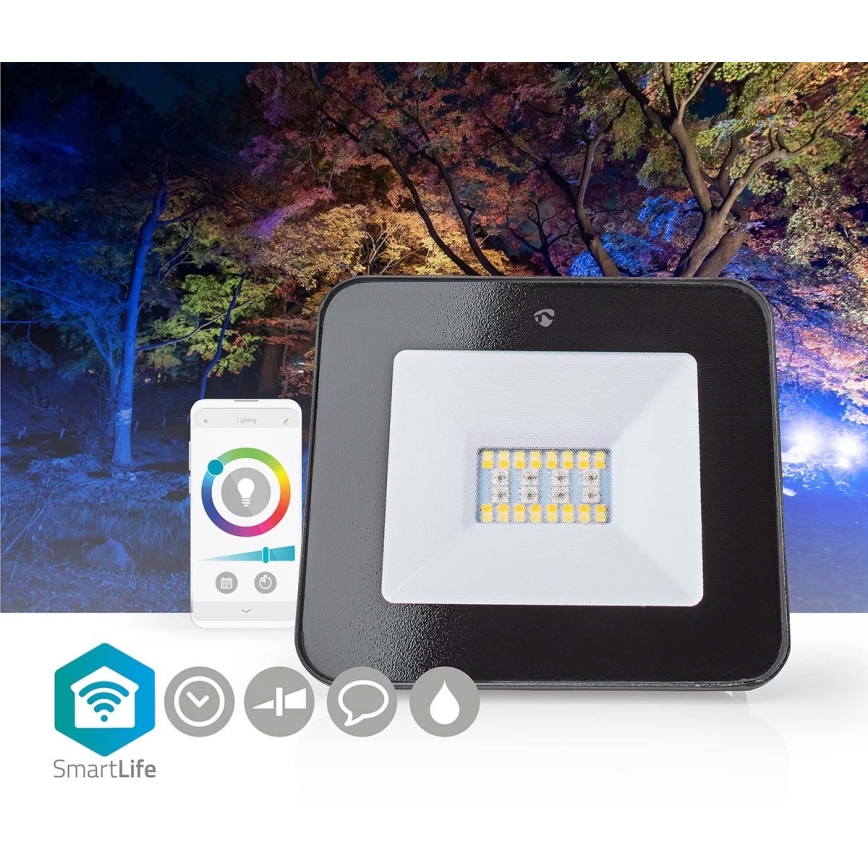 LED RGBW Regulação holofote SmartLife LED/20W/230V Wi-Fi IP65 2700-6500K