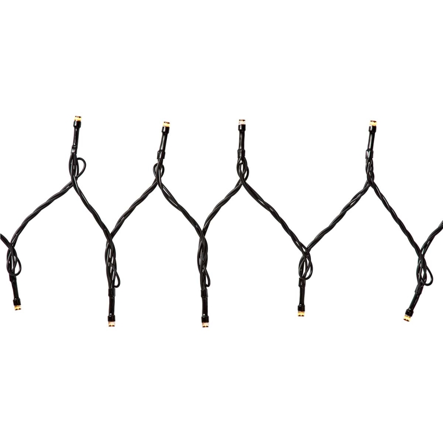 Corrente exterior de Natal LED 200xLED/8 funções 25m IP65 Wi-Fi Tuya branco quente