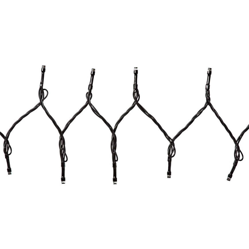 Corrente exterior de Natal LED 400xLED/8 funções 25m IP65 Wi-Fi Tuya branco quente