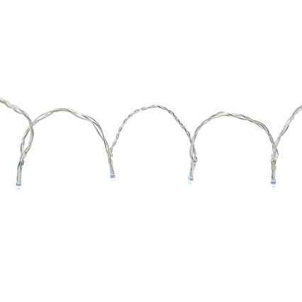 Cortina LED de Natal 200 LEDs / 11 funções, 6 m, IP65, Wi‑Fi Tuya, branco quente a frio