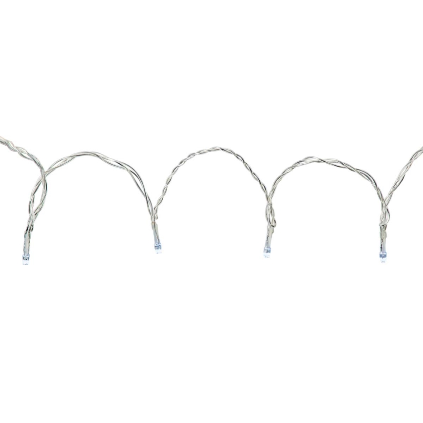 Cortina LED de Natal 200 LEDs / 11 funções, 6 m, IP65, Wi‑Fi Tuya, branco quente a frio