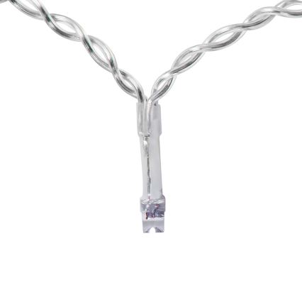 Cortina de Natal LED 240xLED/8 funções 8m IP65 Wi-Fi Tuya branco frio