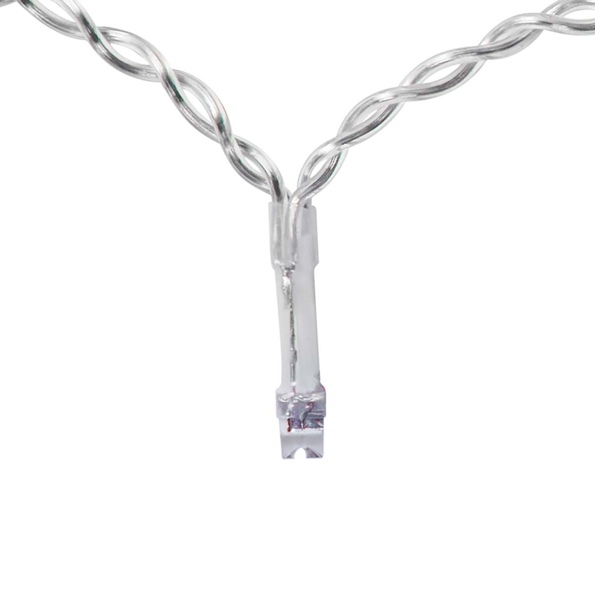 Cortina de Natal LED 240xLED/8 funções 8m IP65 Wi-Fi Tuya branco frio