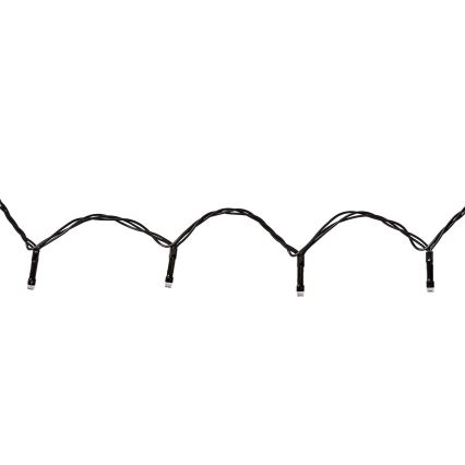 Cortina de Natal LED para exterior 200 LEDs / 8 funções, 5 x 4 m, IP65, Wi-Fi Tuya, branco quente a frio