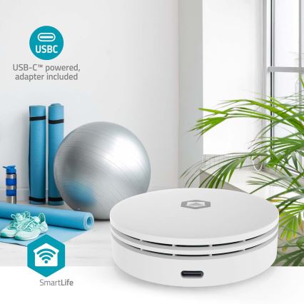 Monitor inteligente de qualidade do ar SmartLife Wi-Fi Tuya