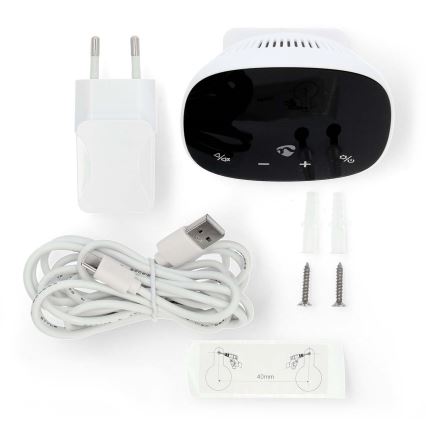 Monitor inteligente para a qualidade do ar com ecrã LED SmartLife Wi-Fi