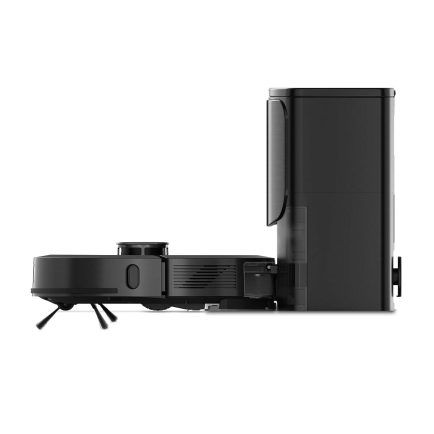 Aspirador robótico inteligente com função mop SmartLife 5200 mAh Wi-Fi Tuya preto + comando à distância