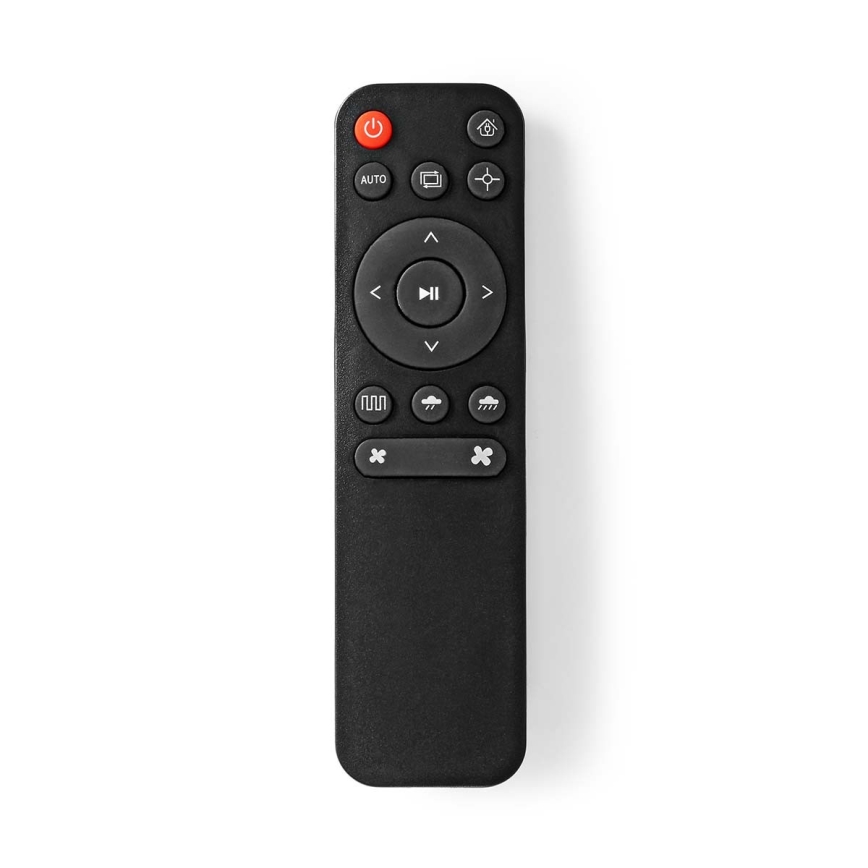 Aspirador robô inteligente com função de mopa 28W/2500 mAh Wi-Fi preto + controlo remoto