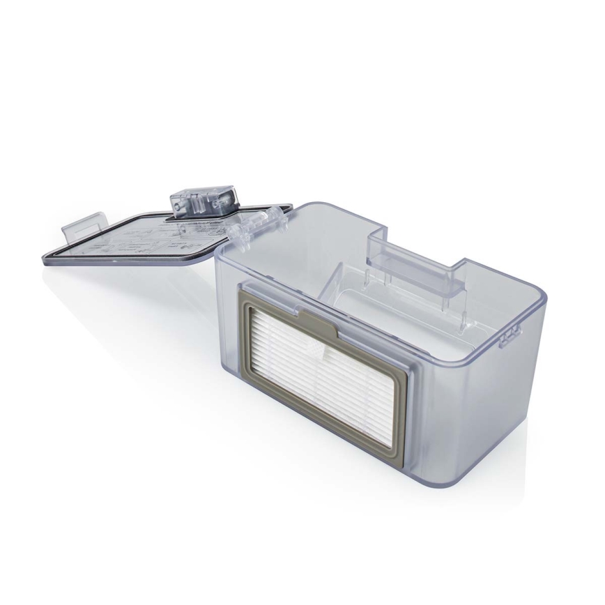 Aspirador robô inteligente com função de mopa 28W/2500 mAh Wi-Fi preto + controlo remoto