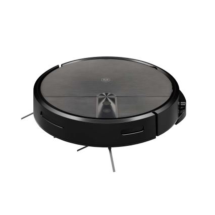 Aspirador robô inteligente com função de mop SmartLife 2600 mAh Wi‑Fi Tuya preto + controlo remoto