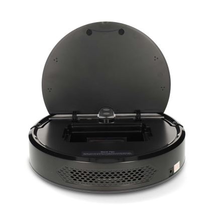 Aspirador robô inteligente com função de mop SmartLife 2600 mAh Wi‑Fi Tuya preto + controlo remoto
