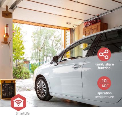 Interruptor inteligente para portas de garagem SmartLife Zigbee Tuya