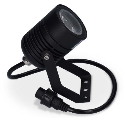 Conjunto de 3 lâmpadas LED RGBW reguláveis para exterior SmartLife LED/3W/230V IP65 Wi-Fi Tuya, preto