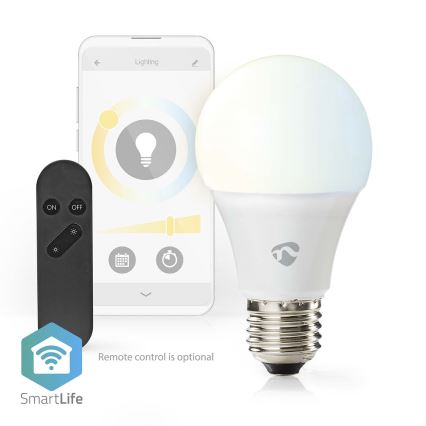 Lâmpada LED com regulação SmartLife E27/9W/230V Wi-Fi 2700-6500K