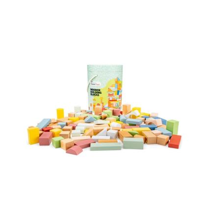 New Classic Toys - Blocos de madeira 100 unid.