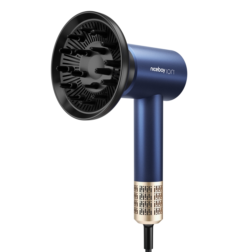 Niceboy AirSonic ELITE - Secador de cabelo 2200W/230V azul