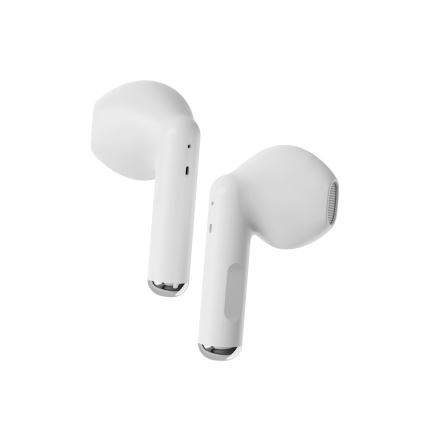 Niceboy Beans 4 - Auscultadores sem fios 300 mAh + 2x 35 mAh IPX4 branco