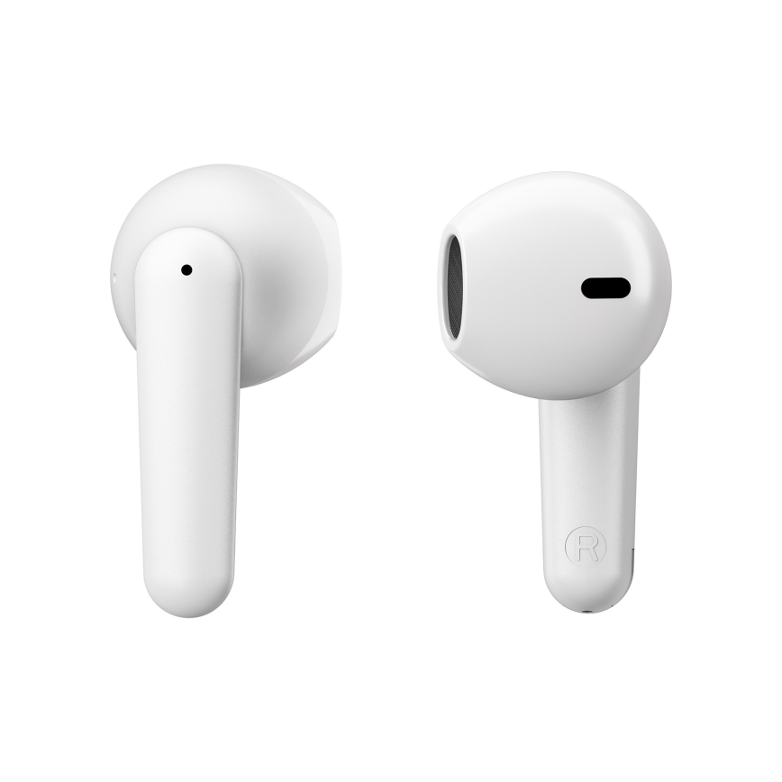Niceboy Beans 4 POP - Auriculares sem fios 200 mAh + 2x 30 mAh IPX4 branco